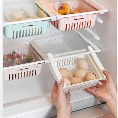 Cheap Plastic Refrigerator Storage Box Drawer Refrigerator Storage Box In Stock Hot Sale